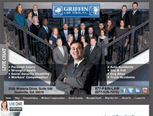 Tablet Screenshot of griffinlawfirmpc.com